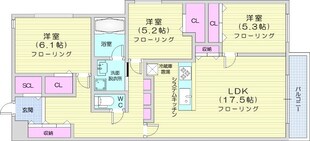 中島公園駅 徒歩23分 2階の物件間取画像